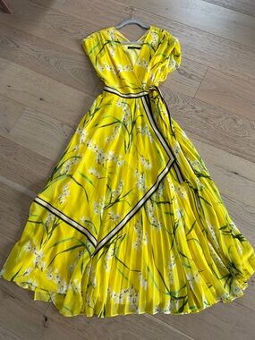 Karen Millen | Dresses | Karen Millen Petite Guipure Lace Satin Woven Maxi  Dress In Sage Original 54 | Poshmark